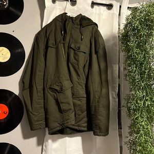 Army Green winter coat
